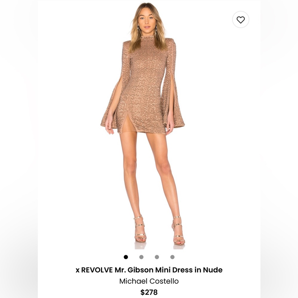 Great holiday party dress! Michael Costello x Revolve
